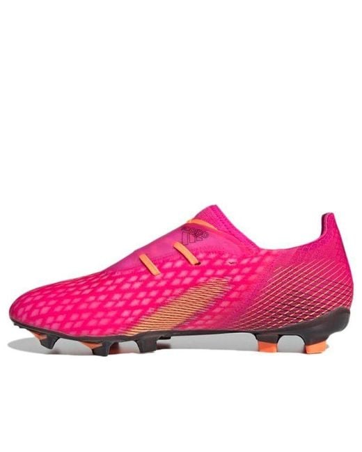 Adidas Pink X Ghosted.2 Fg Shoes 'Shock' for men