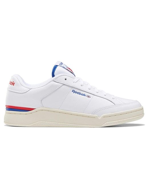 Reebok White Ad Court Skate Shoes for men