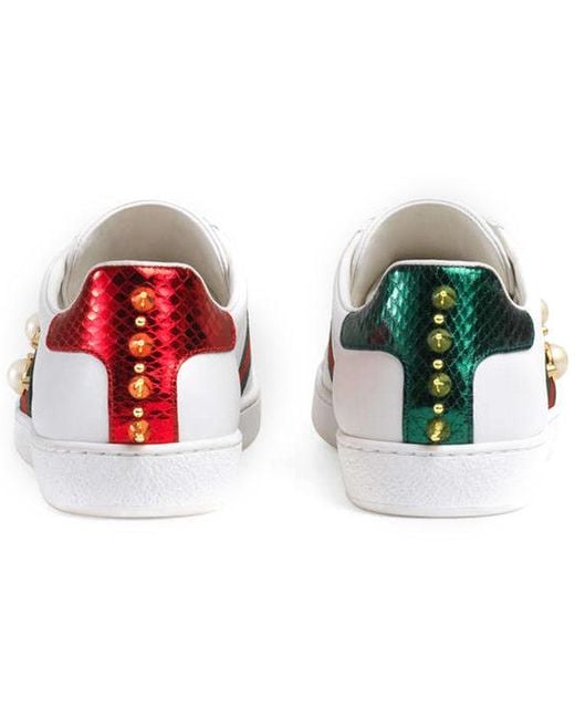 Gucci White (Wmns) Ace Studded