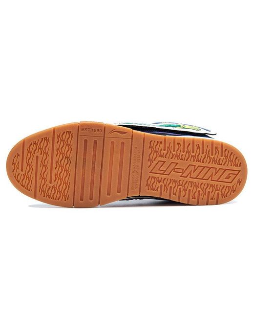Li-ning Blue X Steven Harrington Weiwu Pro Artist Dual Velcro Patches for men