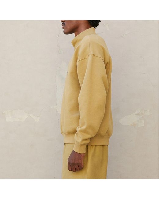 Fear Of God Green Fw21 Pullover Mock Neck Sweatshirt 'Amber' for men