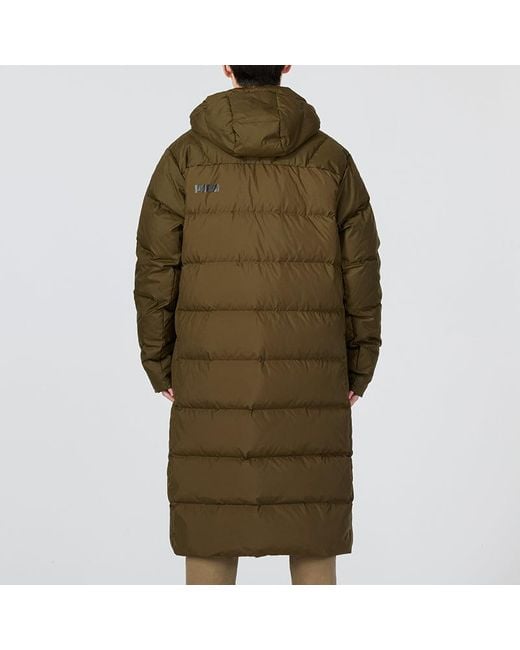 PUMA Green Hooded Down Coat Jacket for men