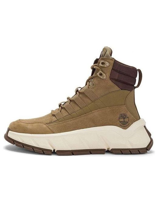 Timberland Brown Turbo Sneaker Boots for men