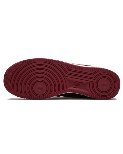 Nike Red Air Force 1 Low 'Lebron James' for men