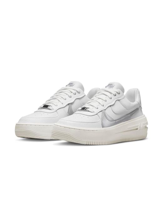 Nike White (Wmns) Af1 Plt.Af.Orm 'Summit'
