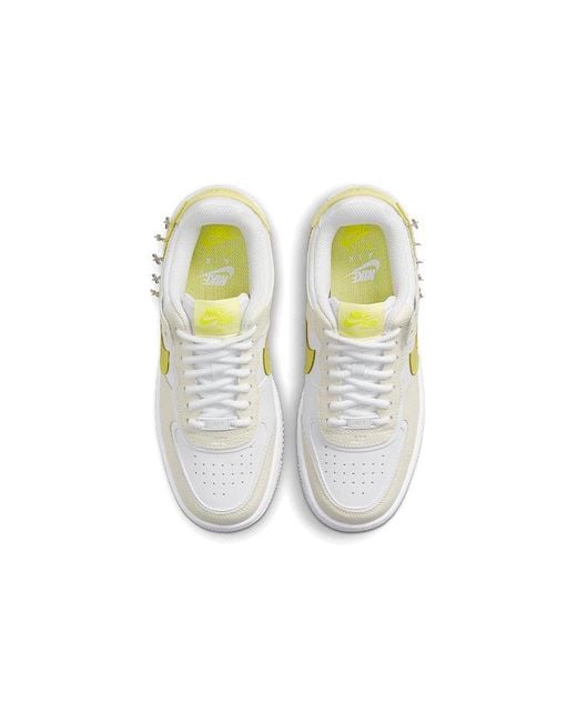 Nike White (Wmns) Air Force 1 Shadow Se 'Pale Ivory Light Zitron'