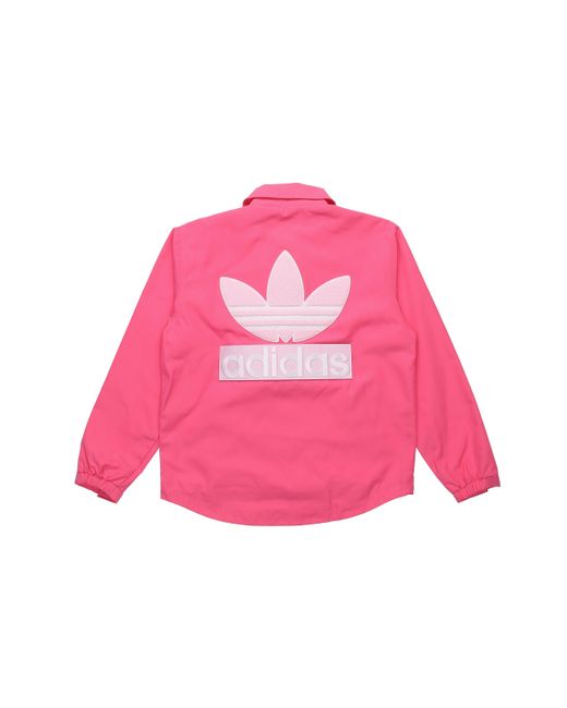 Adidas Pink Originals Big Trfl Jacket for men