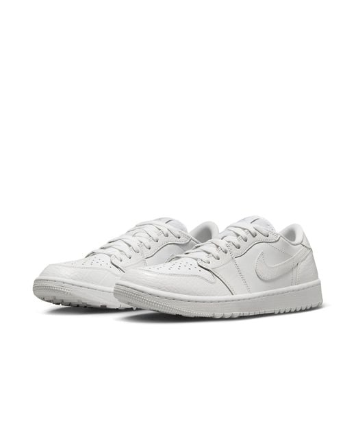 Nike White Air Jordan 1 Low G Golf Shoes Adult Dd9315-110 for men