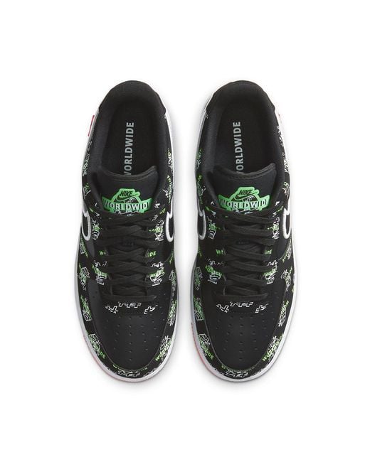 Nike Black Air Force 107 Lv8 Worldwide for men