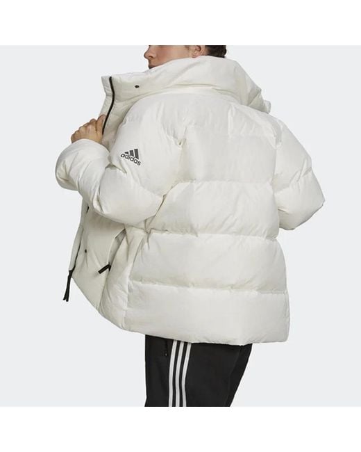 Adidas White (Wmns) Big Baffle Jacket