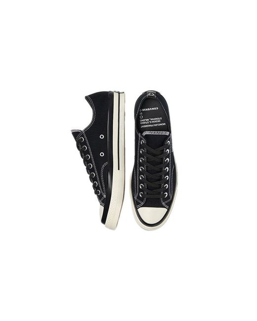 Converse Black Fragment Design X Moncler X Chuck 70 Low for men