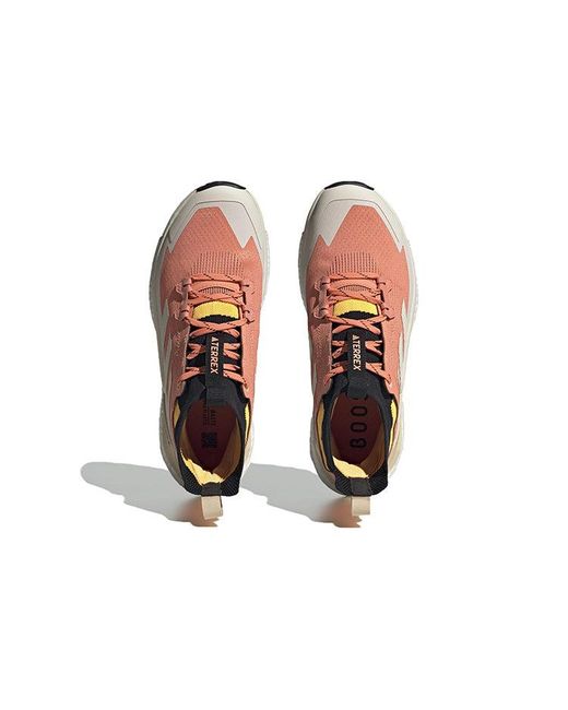 Adidas Blue Terrex Free Hiker 2.0 Hiking Shoes 'Coral Fusion' for men