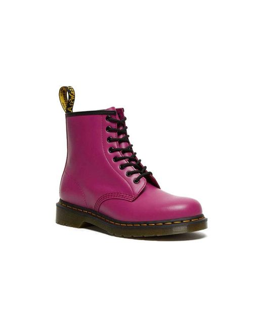Dr. Martens Purple Dr.Martens 1460 Smooth Leather Lace Up Boots