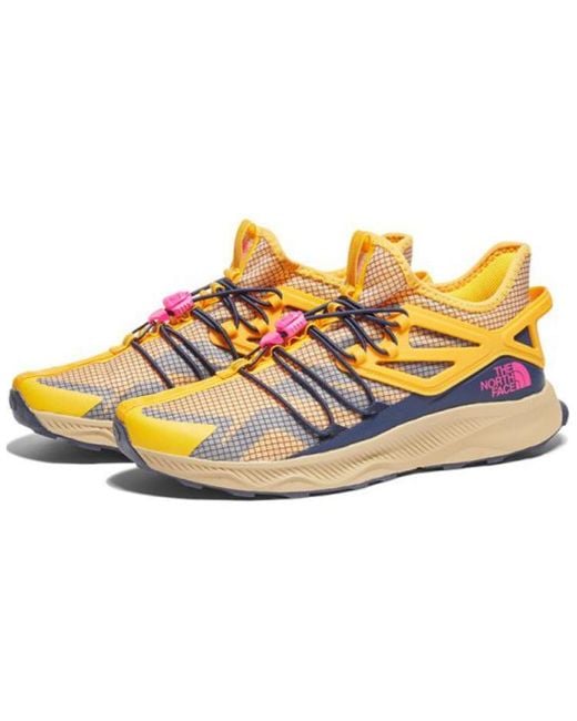 The North Face Yellow Oxeye Tech Running Shoes for men