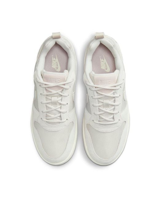 Nike White (Wmns) Court Borough Low Premium 'Sail Light Orewood'