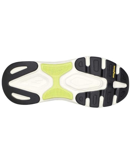 Skechers Black Go Run Max Cushioning Arch Fit Lime' for men