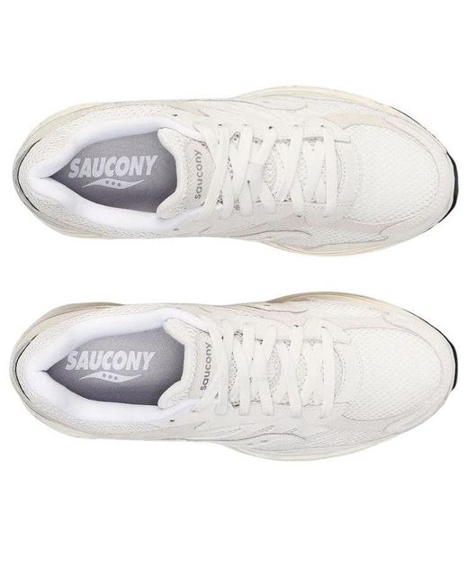 Saucony White Progrid Omni 9 Premium for men