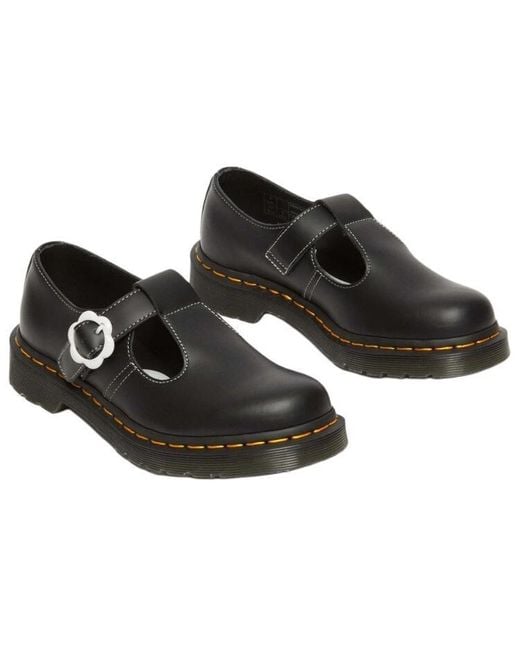 dr martens polley smooth leather mary janes
