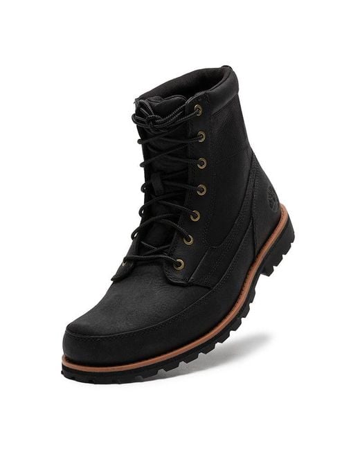 Timberland Black Attleboro 6 Inch Boot Full Grain' for men