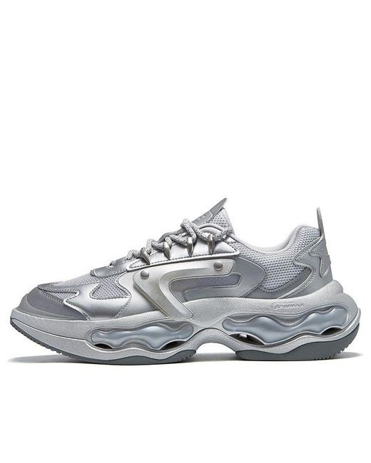 FILA FUSION Gray Vintage Daddy Shoes for men