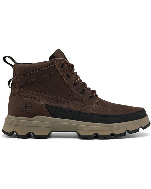 Timberland Brown Originals Ultra Waterproof Wide Fit Chukka Boots 'Dark' for men