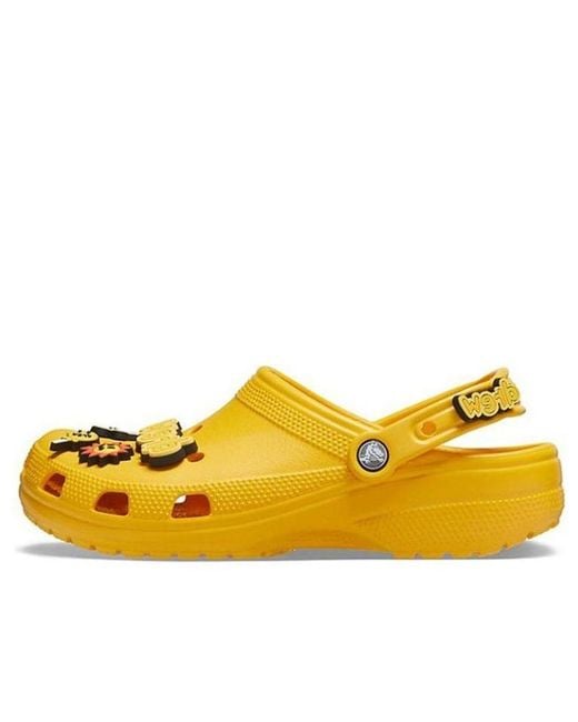 CROCSTM Yellow Justin Bieber X Classic Clog 'Drew' for men