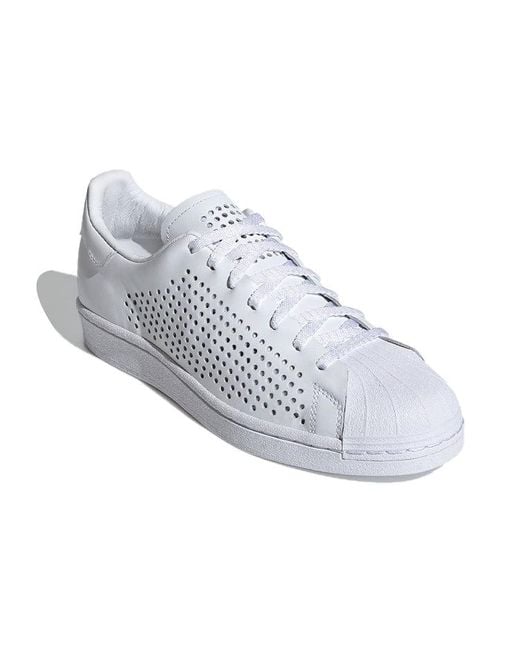 Adidas White Originals Superstar Shoes for men