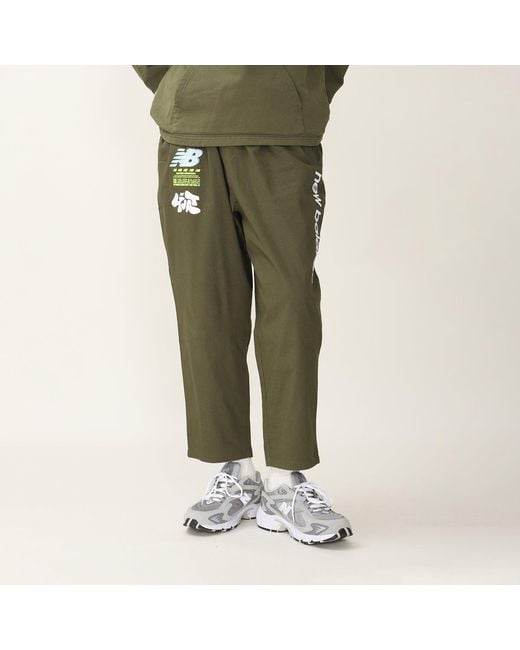 New Balance Green X Salehe Yurt Pants 'Oak Leaf' for men