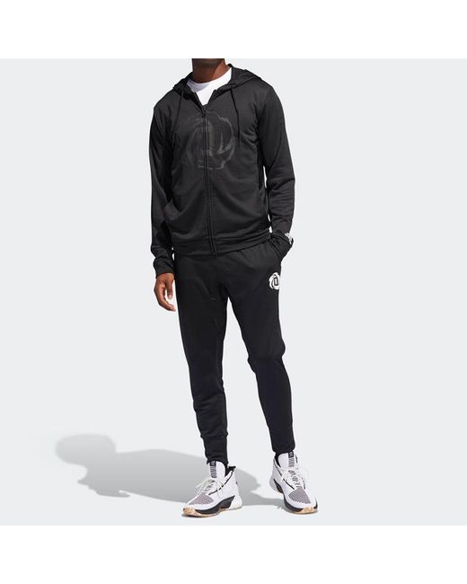 Adidas Black Rose Pant 3 Basketball Training Sports Long Pants for men