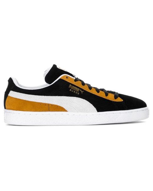 PUMA Suede Classic 'black Buckthorn Brown' for Men | Lyst