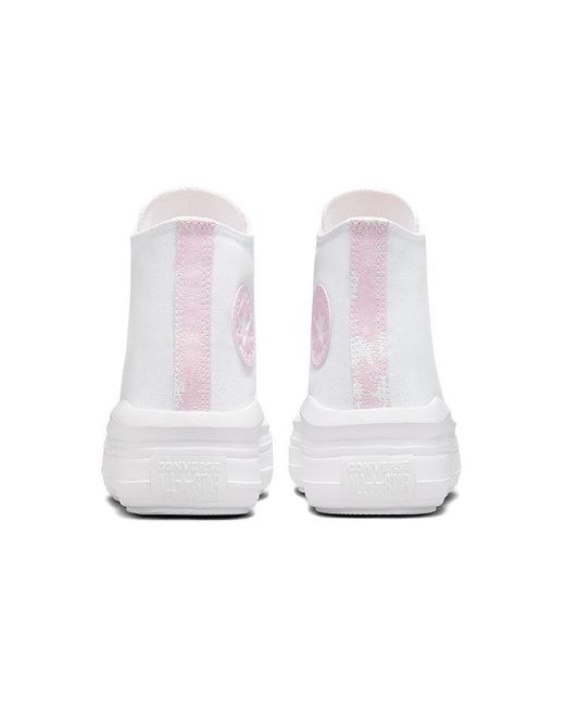 Converse White (Wmns) Chuck Taylor All Star Move High 'Hybrid Floral