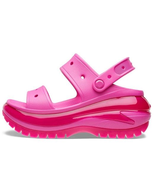 CROCSTM Pink Mega Crush Sandal 'Juice' for men