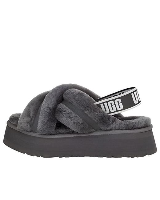 Ugg Brown (Wmns) Disco Cross Slide 'Charcoal'