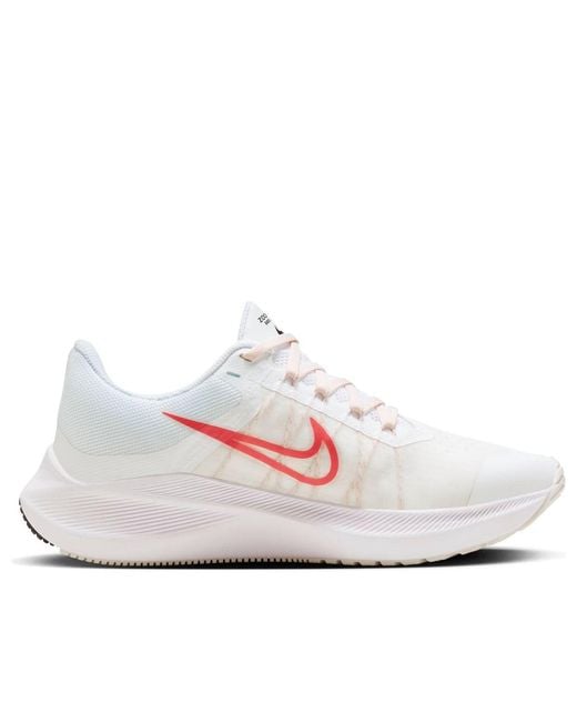 Nike White (Wmns) Air Zoom Winflo 8 Flash Crimson'