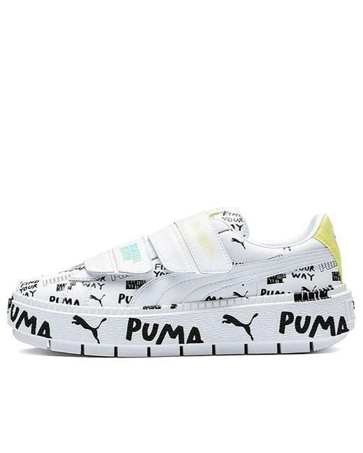 PUMA White (Wmns) Shantell Martin X Platform Trace Strap