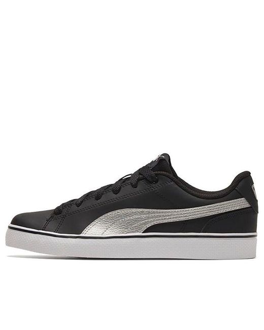 PUMA Court Point Vulc V2 Black/white/silvery Low Casual Board Shoes for Men  | Lyst