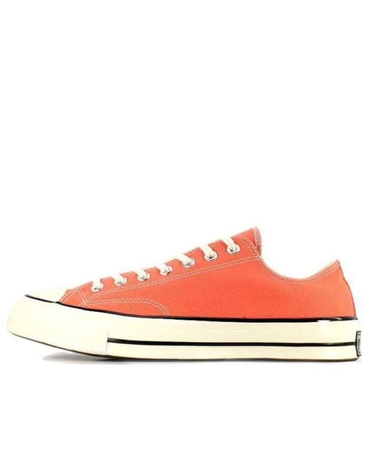 Converse Red Chuck Taylor All Star 70's Low Top Vintage Canvas Wild Mango for men