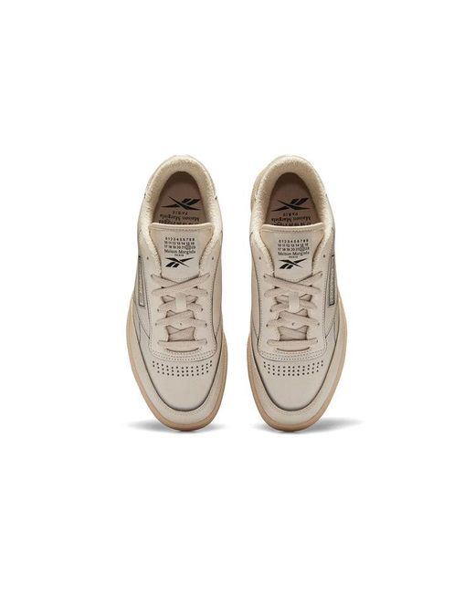 Reebok White Maison Margiela X Club C 'Tan' for men