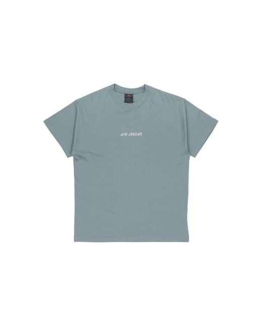 Nike Blue Large Logo Sports Round Neck Short Sleeve for men