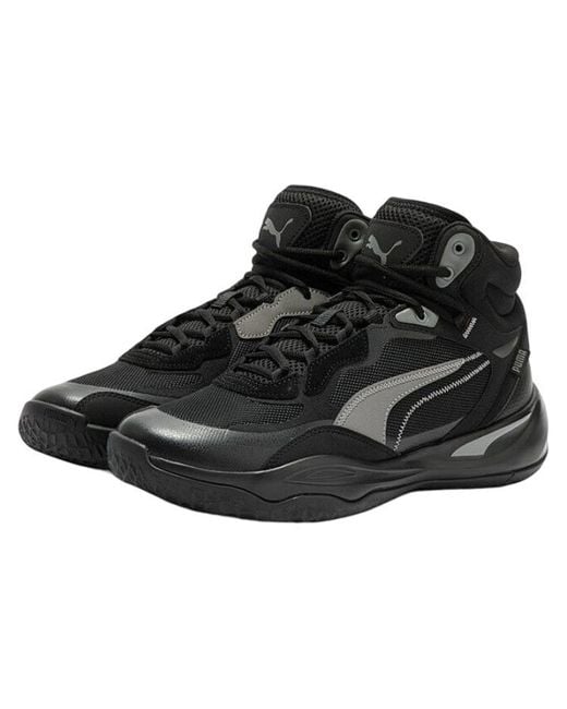 PUMA Black Playmaker Pro Mid for men