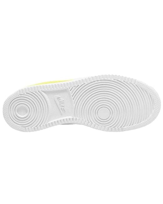 Nike White (Wmns) Court Vision Low Light Zitron'