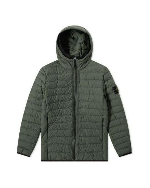 Stone Island Green Lightweight Primaloft Puffa Jacket for men
