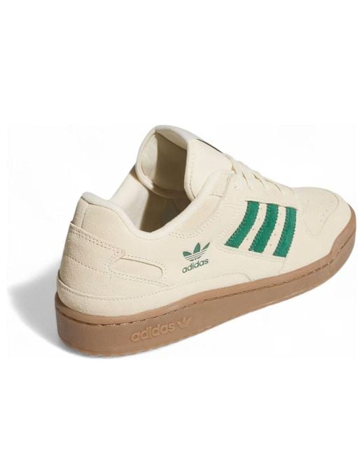 Adidas White Forum Low Cl 'Warm Vanilla Dark Ivory' for men