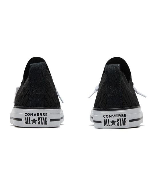 Converse Black (Wmns) Chuck Taylor All Star Shoreline Knit Slip Low Top