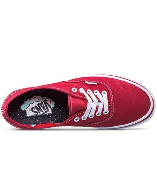Vans Red Comfycush Authentic 'Racing' for men