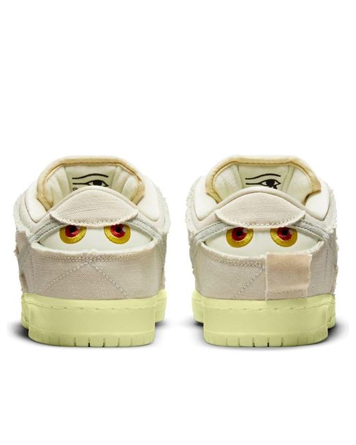 Nike White Sb Dunk Low 'Mummy' for men