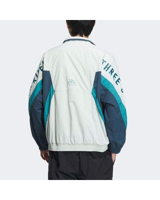 Adidas Blue Word Woven Jacket Asia Sizing for men