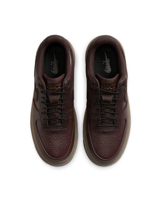 Nike Brown Air Force 1 Luxe Basalt' for men