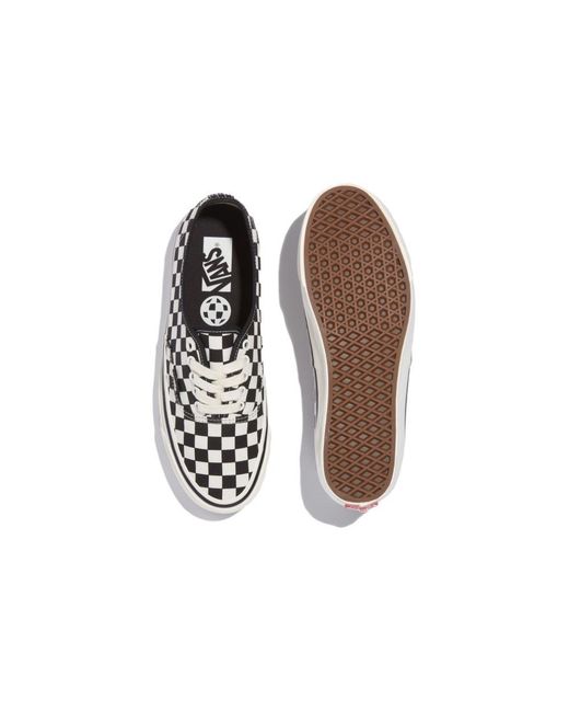 Vans Black Authentic Checkerboard for men