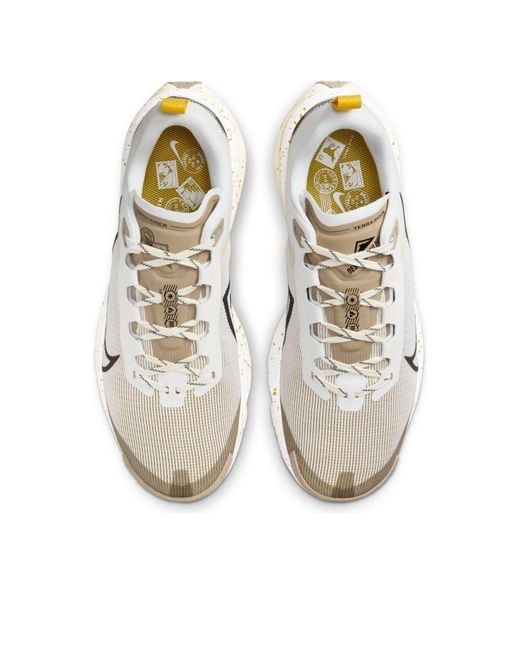 Nike White React Kiger 9 'Khaki' for men